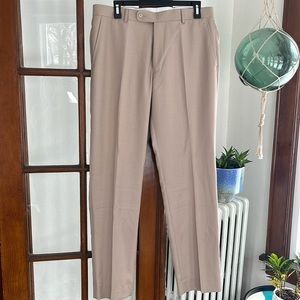 Men’s flat front dress pants
